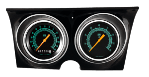 1967-1968 Chevy Camaro Aluminum Adapter Rings w/ Classic Instruments G/Stock Gauges