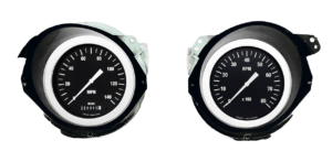 1968-1977 Corvette Aluminum Adapter Rings w/ Classic Instruments Hot Rod Gauges