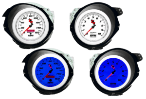 1968-1977 Corvette Adapter Rings w/ Auto Meter C2 Gauges