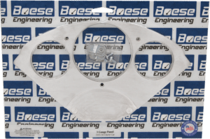 1955-1956 Chevy Car Aluminum 3 Gauge Panel for 3 1/8" & 2 1/16" AutoMeter