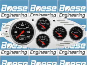 1932 Ford Car Billet Aluminum Gauge Panel w/ Sport-Comp gauges