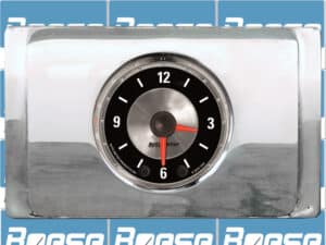 1940 Ford Deluxe Clock Insert w/ Auto Meter American Muscle Clock