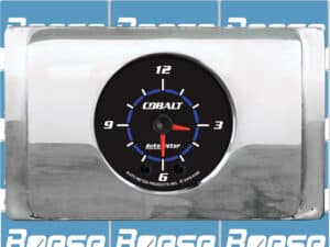 1940 Ford Deluxe Clock Insert w/ Auto Meter Cobalt Clock