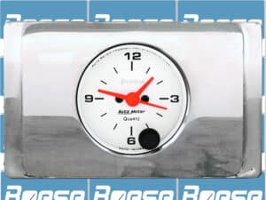 1940 Ford Deluxe Clock Insert w/ Auto Meter Phantom Clock