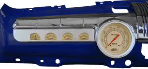 1942-1948 Ford Aluminum Gauge Panels w/ Classic Instruments Vintage Gauges
