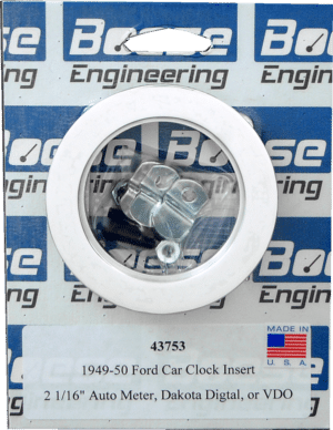 1949-1950 Ford Car Billet Aluminum Clock Adapter