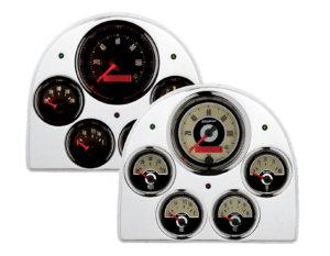 1952-1953 Ford Car Aluminum Dash Insert w Auto Meter Cruiser Gauges