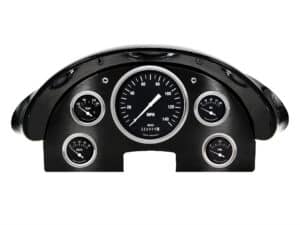 1956 Ford Fairlane Aluminum Gauge Panel w/ Classic Instruments Hot Rod Gauges