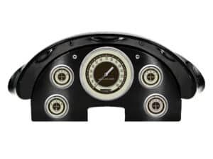 1956 Ford Fairlane Aluminum Gauge Panel w/ Classic Instruments Nostalgia VT Gauges