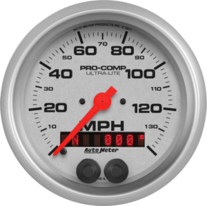 4480 AutoMeter Ultra-Lite 3 3/8" GPS 0-140 MPH Speedometer