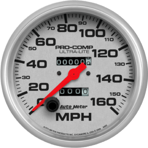 4495 AutoMeter Ultra-Lite 5" Mechanical 0-160 MPH Speedometer