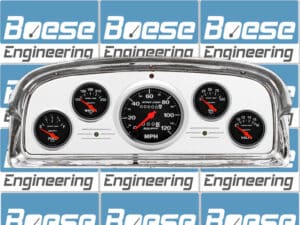 1959 Ford Galaxie / Fairlane Aluminum Gauge Panel w/ Sport-Comp gauges