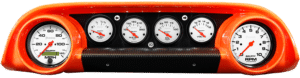 1963-1964 Ford Galaxie Aluminum Gauge Panels w/ Auto Meter Phantom Gauges