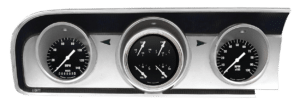 1964 Ford Fairlane Aluminum Gauge Panel Adapter w/ Classic Instruments Hot Rod Gauges