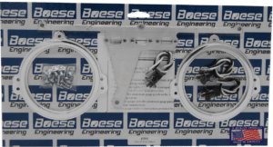 1966-1967 Ford Falcon / Ranchero Aluminum Adapter Panels for 3 3/8" Quads