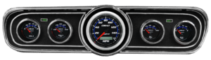 1965-1966 Ford Mustang Adapter Panels w/ Auto Meter Cobalt Gauges