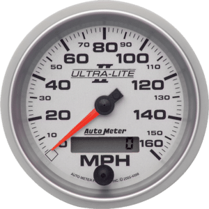 4988 Auto Meter Ultra-Lite II 3 3/8" Electric 0-160 MPH Speedometer