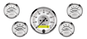 880087 Auto Meter Ford Masterpiece 5 Gauge Kit w/ Electric Speedometer (3 1/8" & 2 1/16")