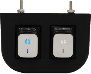 Aluminum Under Dash Panel w/ Two Lighted 4 Pin 30A ON/OFF Rocker Switches
