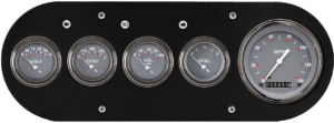 1954-1958 Dodge Truck Aluminum 5 Gauge Panel w/ Classic Instruments SG Series Gauges