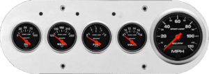1954-1958 Dodge Truck Billet Aluminum Gauge Panel w/ Sport-Comp gauges