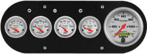 1954-1958 Dodge Truck Billet Aluminum Gauge Panel w/ Ultra-Lite gauges