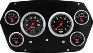 1959-1960 Dodge Truck Aluminum 6 Gauge Panel w/ Sport-Comp gauges