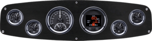 1961-1968 Dodge Truck Aluminum Gauge Panel w/ Dakota Digital HDX Black Alloy Gauges