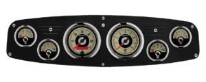 1961-1968 Dodge Truck Aluminum Dash Insert w/ Auto Meter American Cruiser Gauges