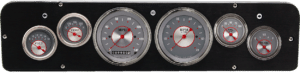 1969-1971 Dodge Truck Billet Aluminum 6 Gauge Panel w/ Classic Instruments Gauges