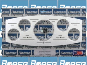 1933-1934 Dodge Car 5 gauge Billet Aluminum Gauge Panels