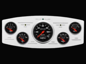 1933-1934 Dodge Car Billet Aluminum Gauge Panel w/ Sport-Comp gauges