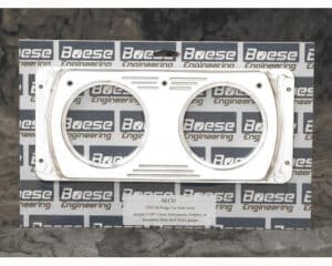 1937 Dodge Car 2 gauge Billet Aluminum Gauge Panels