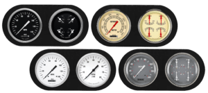 1938 Dodge Car Aluminum Gauge Panel w/ Classic Instruments Gauges