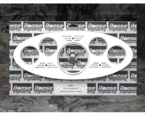 1933-1934 Plymouth Aluminum 5 Gauge Panels