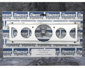 1946-1948 Plymouth Car 5 Gauge Aluminum Gauge Panels for 3 1/8" & 2 1/16" Auto Meter Gauges