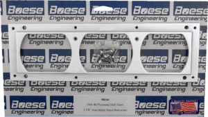 1946-1948 Plymouth Car 3 Gauge Aluminum Gauge Panels for 3 3/8" Auto Meter Street Rod