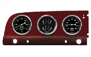 1949-1950 Plymouth Car Gauge Panels