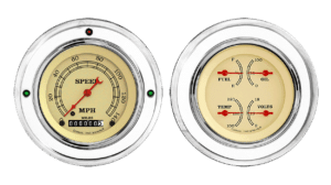 1952-1955 Buick Aluminum Gauge Panels w/ Classic Instruments Vintage Gauges