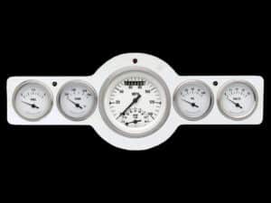 1941-1948 Pontiac Aluminum 5 Gauge Panel w/ Classic Instruments Gauges (Ultimate Speedometer)