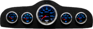 1949-1952 Pontiac Aluminum Gauge Panel w/ AutoMeter Cobalt Gauges