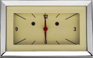 1957 Chevy Classic Instruments Clock (tan)