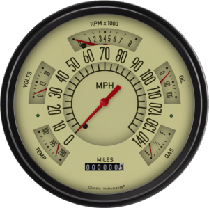 1966-1977 Ford Bronco Tan Direct Fit Package By Classic Instruments