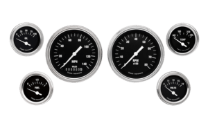 HR01SLF Classic Instruments Hot Rod 6 Gauge Kit (3 3/8" & 2 1/8")