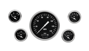 HR54SLF Classic Instruments Hot Rod 5 Gauge Kit (4 5/8" & 2 1/8")