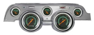 1967-1968 Mustang Package by Classic Instruments (G/Stock w/ brushed aluminum bezel)